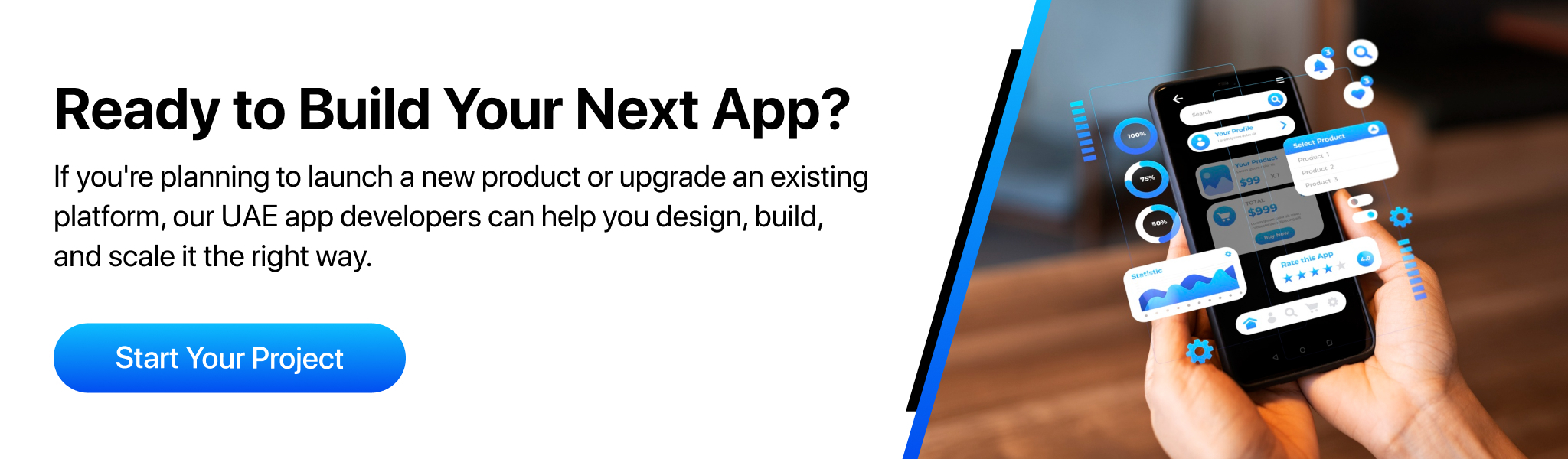 Pick UAE app developers to make your product clickworthy